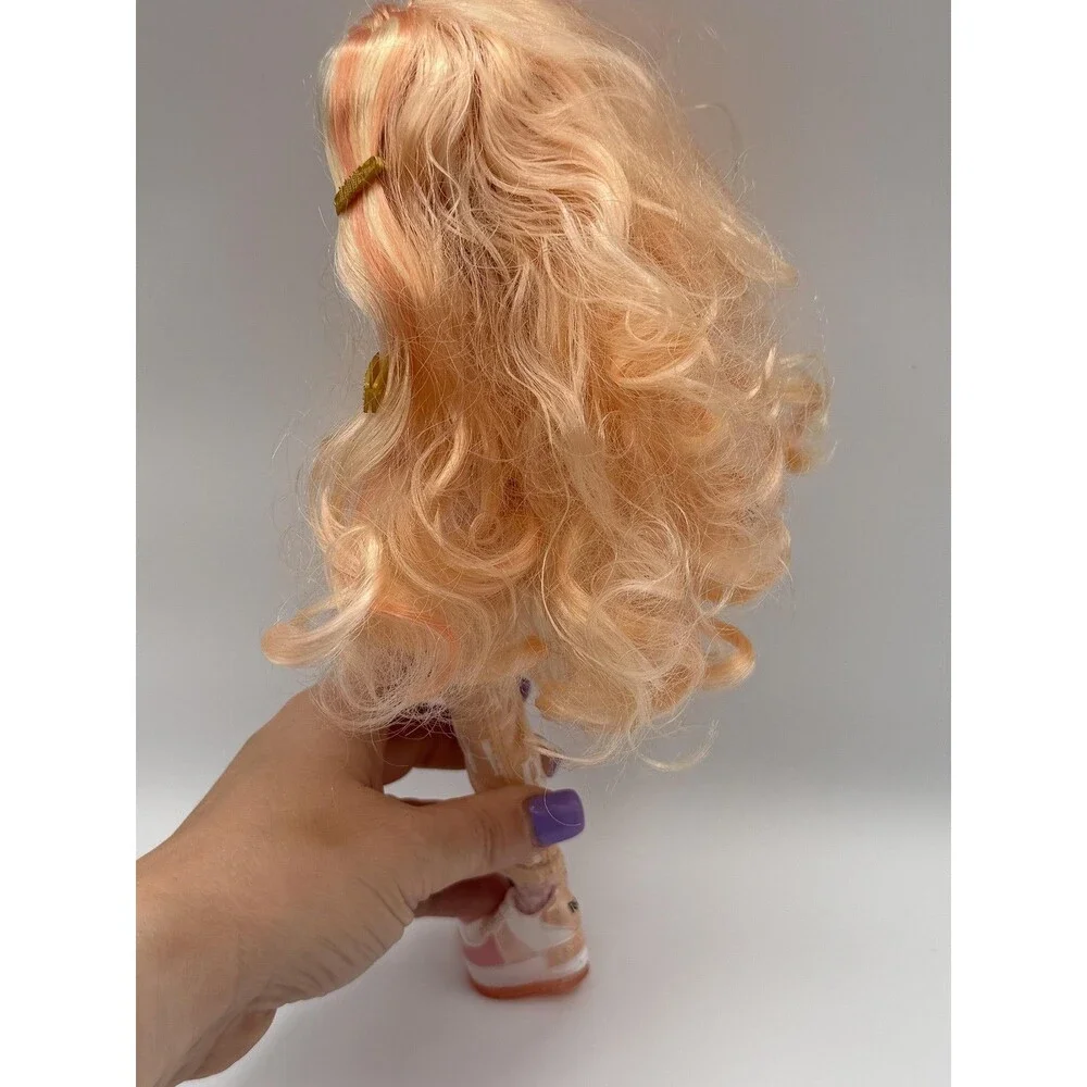 Rainbow High Georgia Bloom Fashion Doll 11 In Peach Curly Hair Outfit Shoes